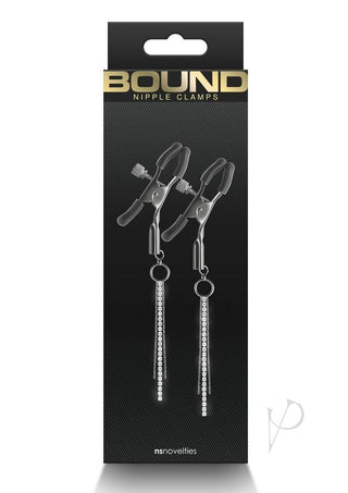 Bound Nipple Clamps D3 - Gray/Grey/Gun Metal/Metal