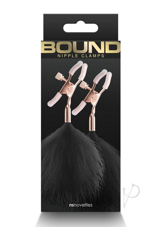 Bound Nipple Clamps F1 - Black/Metal/Rose Gold