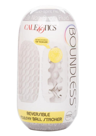 Boundless Reversible Squishy Ball Stroker - Yellow