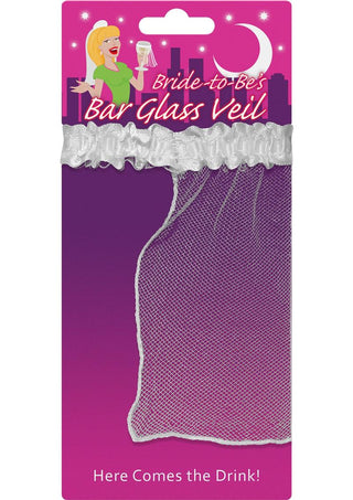 Bride-To-Be's Bar Glass Veil