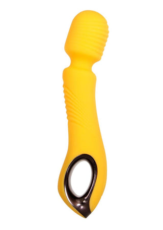 Buttercup Silicone Rechargeable Wand Massager - Yellow