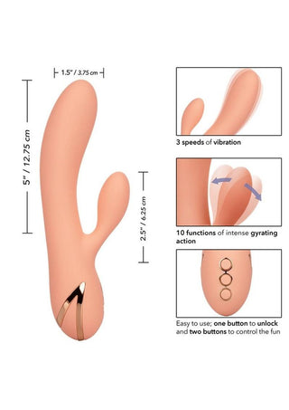 California Dreaming Monterey Magic Silicone Rechargeable Rabbit Vibrator