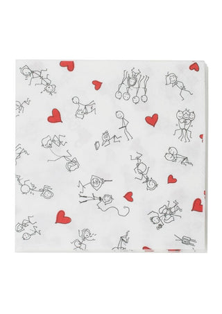 Candyprints Dirty Napkins Stick Figure - 8 Per Pack