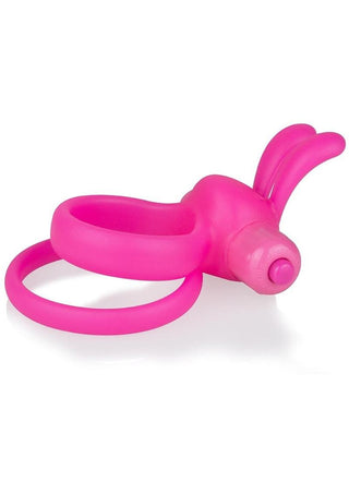 Charged Ohare XL Silicone USB Rechargeable Wearable Rabbit Vibe C-Ring Pink (Individual