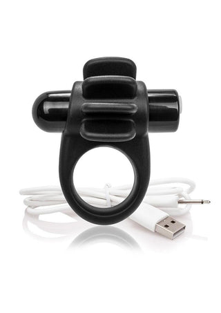 Charged Skooch Rechargeable Vibe Silicone Cock Ring Waterproof