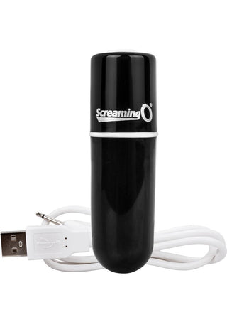 Charged Vooom Rechargeable Bullet Vibe Waterproof - Black