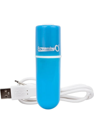 Charged Vooom Rechargeable Bullet Vibe Waterproof - Blue