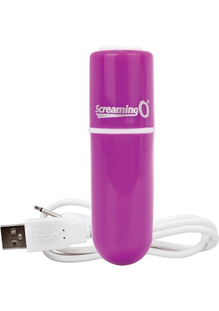 Charged Vooom Rechargeable Bullet Vibe Waterproof - Purple