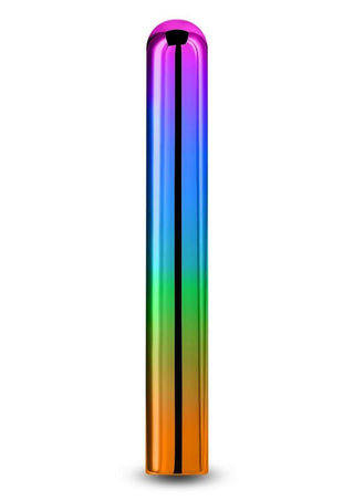 Chroma Rainbow Rechargeable Vibrator - Multicolor - Large