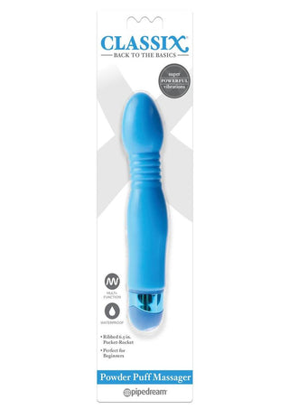 Classix Powder Puff Massager - Blue