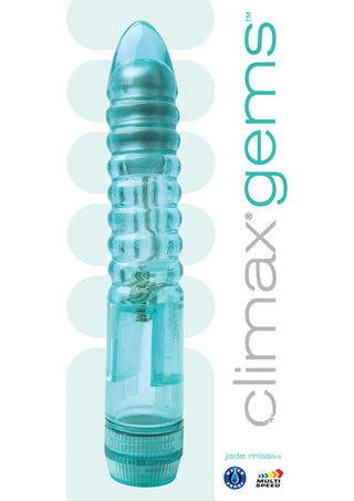 Climax Gems Jade Missile Waterproof - Blue - 6in