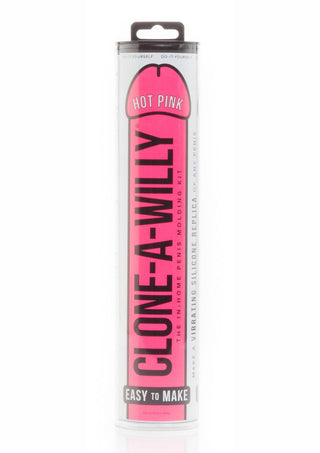 Clone-A-Willy Silicone Dildo Molding Kit with Vibrator - Hot Pink/Pink