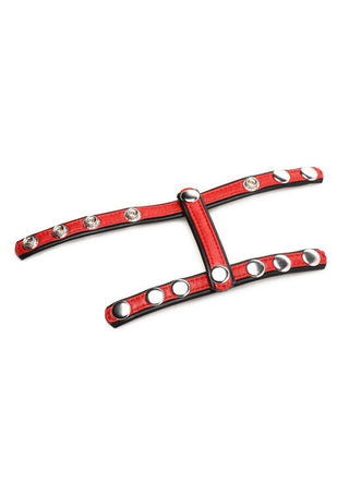 Cock Gear Leather Snap-On Harness