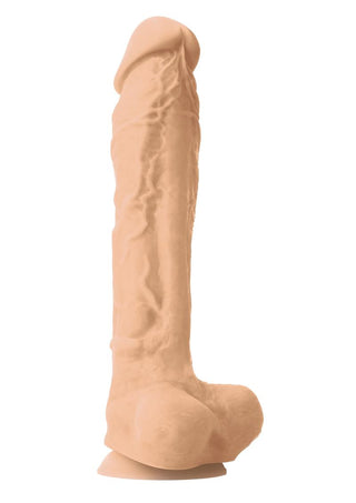 Colours Pleasures Silicone Dildo - Vanilla - 10in