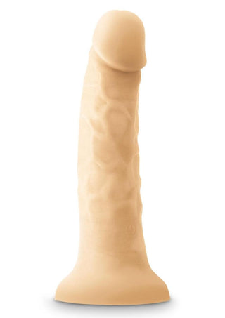 Colours Pleasures Silicone Vibrating Dildo - White - 7in