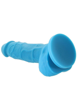 Colours Pleasures Silicone Vibrating Dildo with Balls