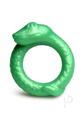 Creature Cocks Serpentine Silicone Cock Ring - Green