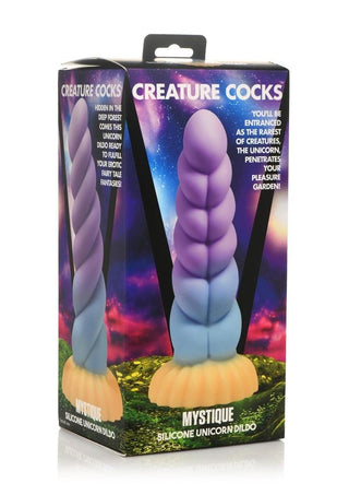 Creature Cocks Silicone Unicorn Dildo - Multicolor