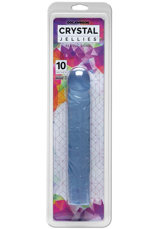 Crystal Jellies Classic Dildo - Clear - 10in