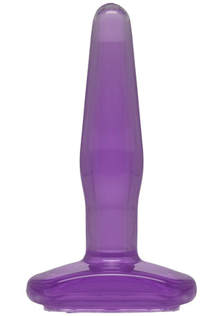 Crystal Jellies - Small Butt Plug - Purple - Small