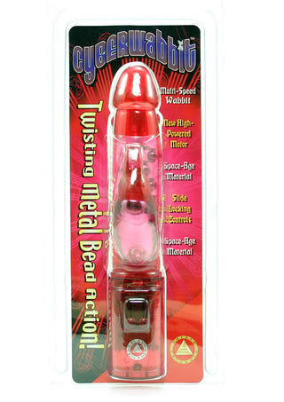 Cyberwabbit with Twisting Metal Bead Action - Red