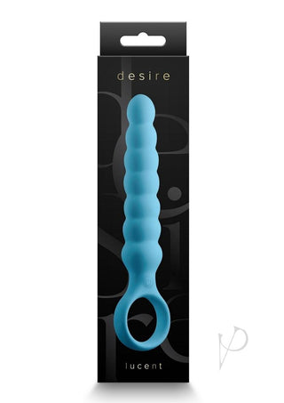 Desire Lucent Rechargeable Silicone Flexible Wand - Blue