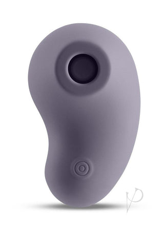 Desire Tresor Rechargeable Silicone Clitoral Stimulator - Gray/Grey