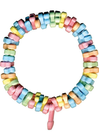 Dicky Charms Multi Flavored Penis Shaped Candy In A Super Stretch Necklace