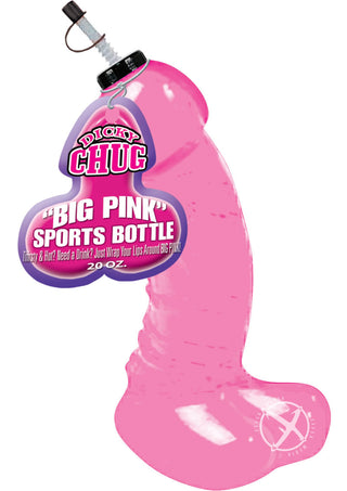 Dicky Chug Big Sports Bottle - Pink - 20 Ounce