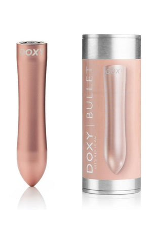 Doxy Bullet Rechargeable Aluminum Vibe - Gold/Pink