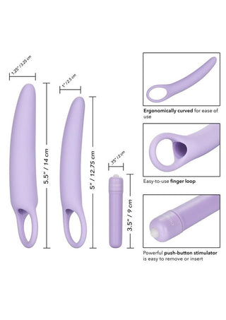 Dr. Laura Berman Isabelle Set Of 2 Vibrating Silicone Dilators