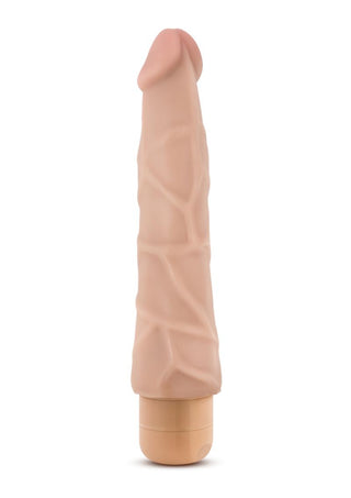 Dr. Skin Cock Vibe 1 Vibrating Dildo - Flesh/Vanilla - 9in