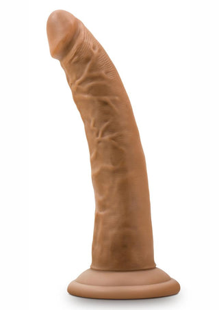 Dr. Skin Dildo with Suction Cup - Brown/Caramel - 7in