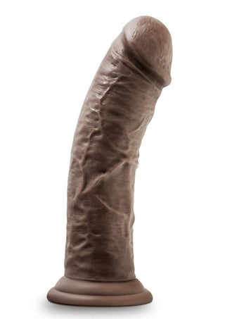 Dr. Skin Dr. Shepherd Silicone Dildo with Suction Cup - Chocolate - 8in