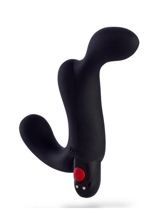 Duke Silicone Vibrating Prostate Anal Plug - Black