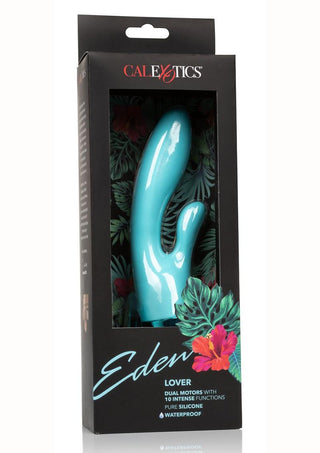 Eden Lover Silicone Dual Vibrator - Blue/Teal