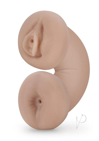 Enlust Tasha Soft and Wet Glow In The Dark Dual End Stroker - Pussy - Vanilla