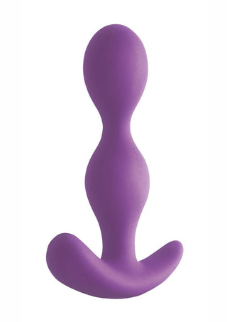 Firefly Ace II Silicone Butt Plug - Glow In The Dark/Purple - Medium