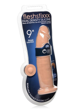 Fleshstixxx Dual Density Silicone Bendable Dong