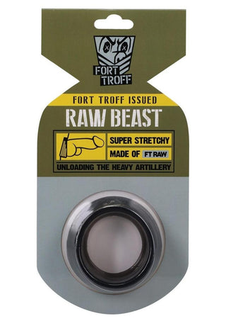 Fort Troff Artillery Raw Beast Cock Ring - Smoke