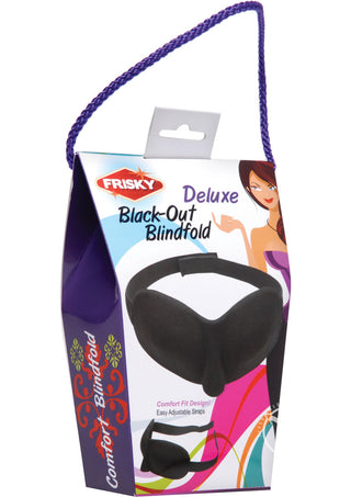 Frisky Deluxe Ergo Black-Out Blindfold - Black