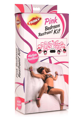 Frisky Pink Bedroom Restraint Kit - Pink