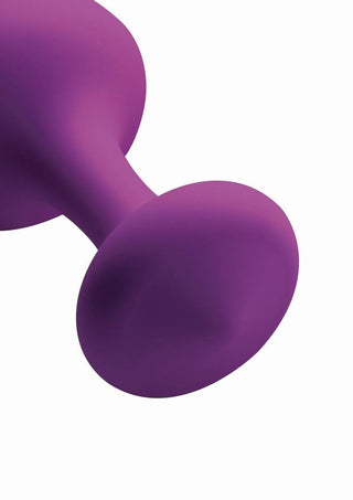 Frisky Purple Pleasures 3 Piece Silky Silicone Anal Plugs