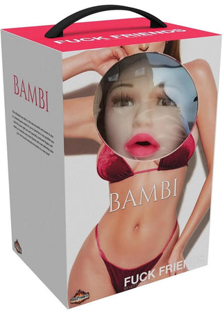 Fuck Friends Bambi Blow-Up Doll with Rechargeable Egg Kit - Vanilla