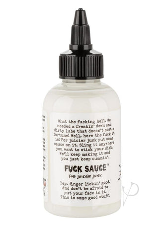 Fuck Sauce Cum Scented Water Based Lubricant - 4oz.