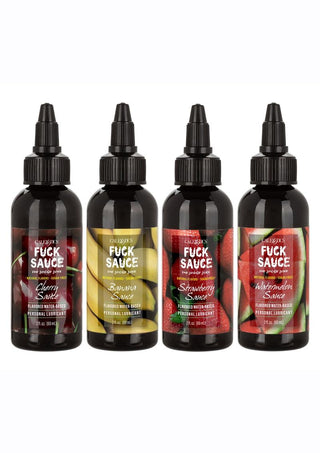 Fuck Sauce Flavored Water Based Personal Lubricant Variety - 2oz - 4 Pack