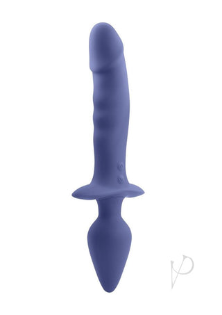 Gender X Dual Defender Rechargeable Silicone Dual Vibrator - Purple