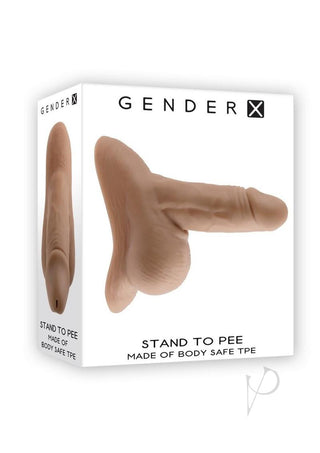 Gender X Tpe Stand to Pee Hollow Dong - Caramel