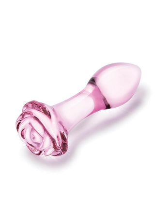 Glas Rosebud Butt Plug