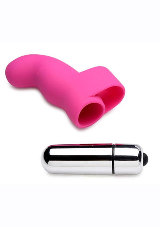 Gossip G-Thrill Silicone Finger Vibe with Full Size Bullet